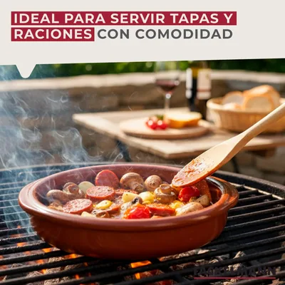 Fackelmann Cazuela de Barro 24 cm - pack de 2 unidades – foto 1