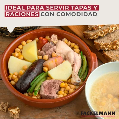 Fackelmann Cazuela de Barro Tradicional 28 cm - pack de 2 unidades – foto 1