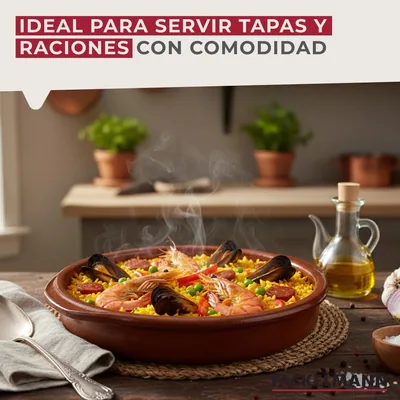 Fackelmann Cazuela de Barro Tradicional 32 cm - 1 unidad – foto 1