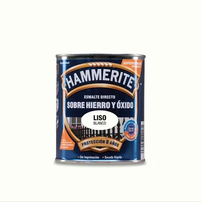 Hammerite Esmalte liso brillante blanco 750 ml