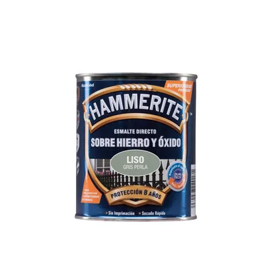 Hammerite Esmalte liso brillante gris perla 750 ml