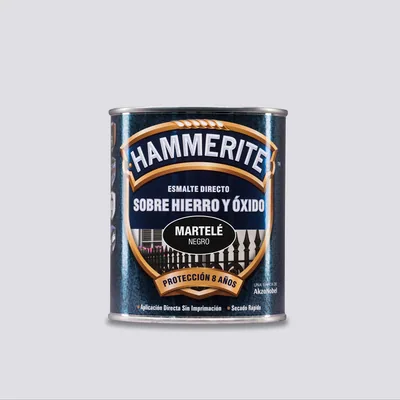 Hammerite Esmalte metálico Martelé negro 750 ml – foto 7