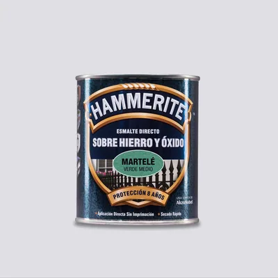 Hammerite Esmalte directo sobre hierro y óxido Martelé verde medio 750 ml – foto 7