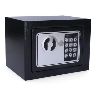 Micel Caja fuerte electrónica/llave CFC3 13385 negra 23x17x17cm