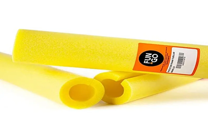 EDM Protector de espuma tubular Fun&Go amarillo Ø92mm x 2m