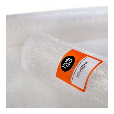 Fun & Go 47220 Plástico de burbujas transparente 1x25 m