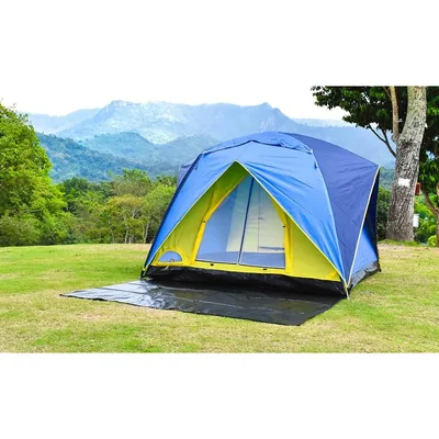 Fun & Go Malla de suelo para camping verde 3x5 m – foto 3