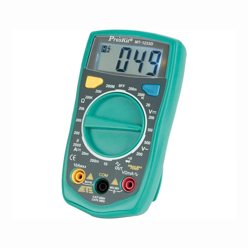 Pro'sKit 02457 multímetro digital MT-1233D verde