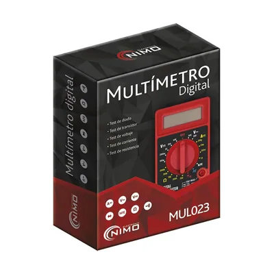 NIMO 02451 Multimetro Digital 3 1/2 Digitos 600V - 1 unidad – foto 2