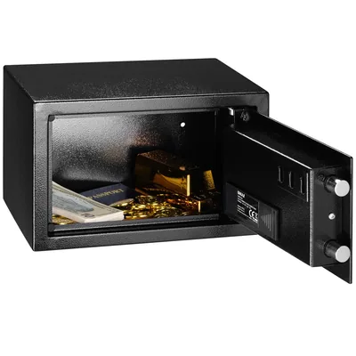 Bakaji Caja fuerte de pared numérica digital 30x20x20 cm – foto 5