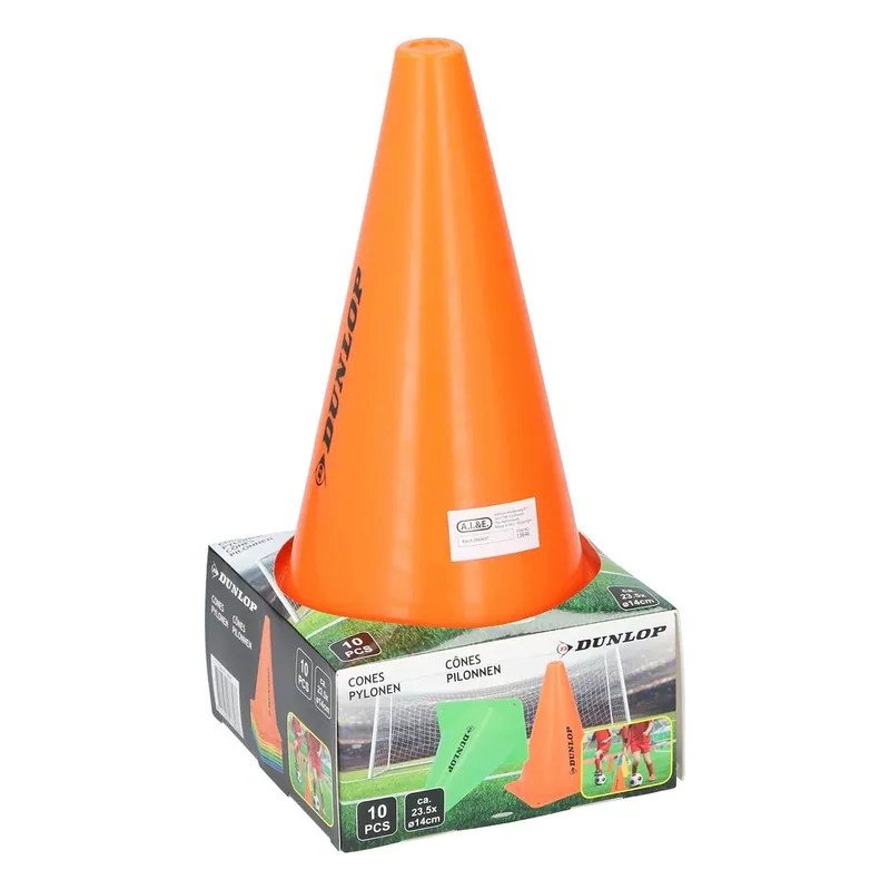 Dunlop 10 conos de entrenamiento