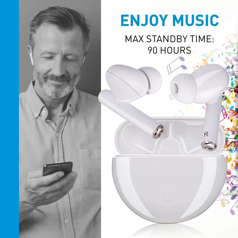 Philips Auriculares earbuds Bluetooth con funda de carga