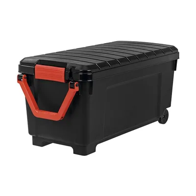 Iris Ohyama Caja Pongotodo Explorer Box 170l con asa y ruedas