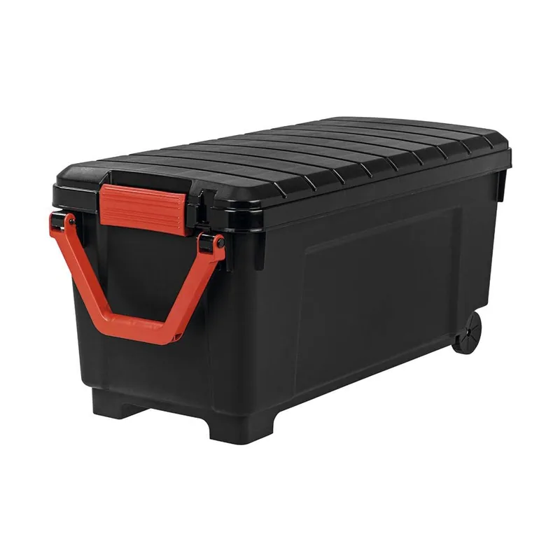 Iris Ohyama Caja Pongotodo Explorer Box 170l con asa y ruedas