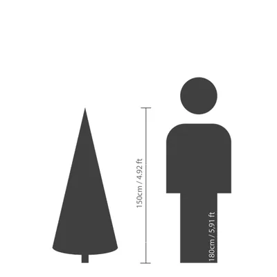 Kaemingk Árbol de Navidad tipo pino 340 ramas 150cm – foto 7
