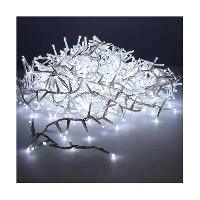 Lumineo Guirnalda LED compact parpadeante Lumineo 72263, cable blanco, 11m – foto 2