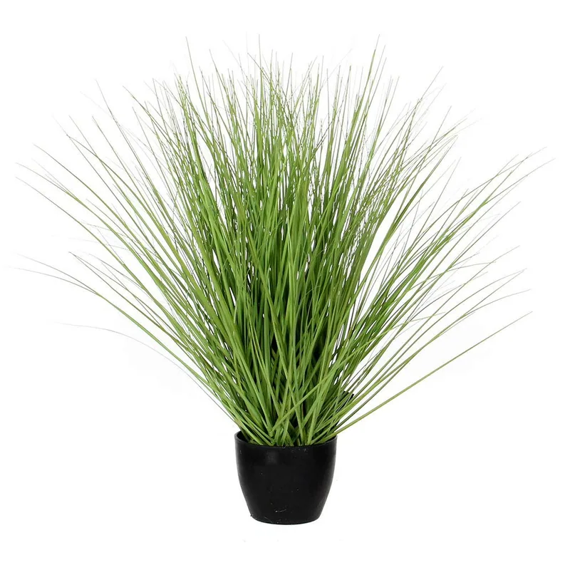 EDM Hierba verde PVC en maceta 11,5x50cm