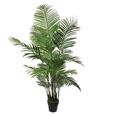 Mica Decorations Decorations Planta artificial palmera areca con maceta Ø80x160cm – foto 3