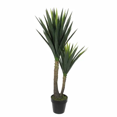 Mica Decorations Yucca de PVC con maceta 120x60cm – foto 4