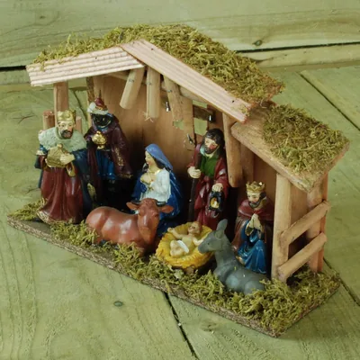 Kaemingk EDP 71982 Nacimiento belén 8 figuras 12 cm – foto 3