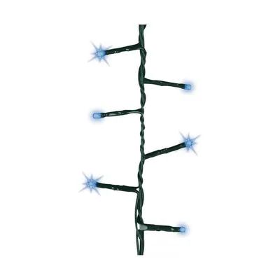 Lumineo Guirnalda LED Compact parpadeante azul 14M 500L cable verde – foto 3