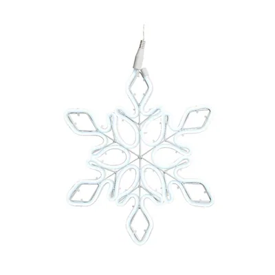  Copo de nieve neonflex exterior, 54x69 cm, 576 leds – foto 1