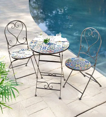 Wind & Weather Mesa mosaico modelo Praga para exterior – foto 1