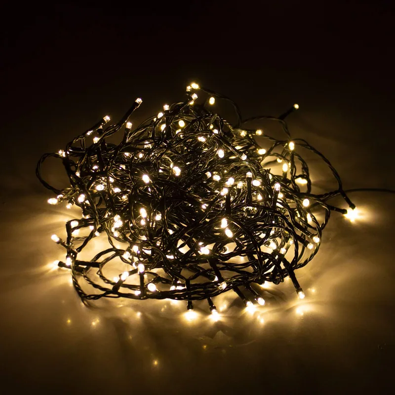 Unbekannt 71192 Guirnalda Fija 240 Leds Luz Calida 2100 cm - 1 unidad
