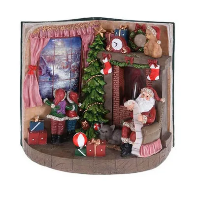 The Magic Toy Shop Escena navideña hogar 24cm colores surtidos