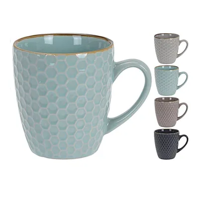 Excellent Houseware SET 4 tazas café 200ml colores surtidos