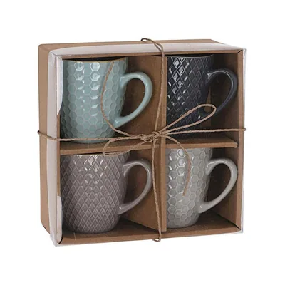 Excellent Houseware SET 4 tazas café 200ml colores surtidos - 1 unidad – foto 2
