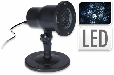 Proyector LED efecto tormenta de nieve, IP44