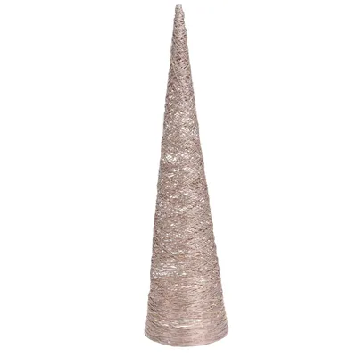 EDP 72103 Árbol en forma de cono con 40 LED dorado 80 cm – foto 3