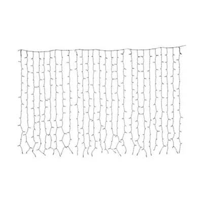 ECD Germany Cortina de 189 leds flash blanco cálido 200x70 cm – foto 3