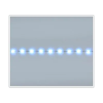 Guirnalda soft wire 1500 leds, blanco frío, 8 funciones, 45 m