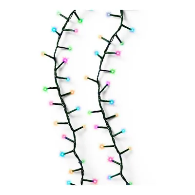  Guirnalda LED parpadeante multicolor pastel, 11 m, 500 luces, cable verde – foto 3