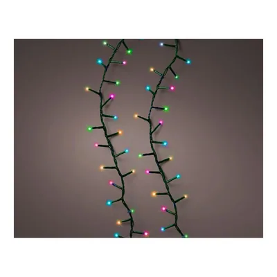  Guirnalda LED parpadeante multicolor pastel, 16 m, 750 luces, cable verde – foto 2
