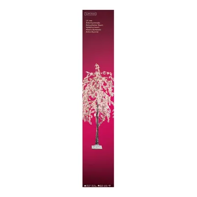  Sauce llorón microled flor rosa, exterior, 210 cm, 600 leds – foto 3
