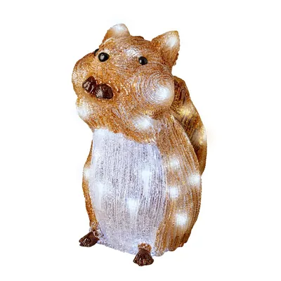  Figura acrílica LED modelo ardilla, 15x27,5x26 cm, 40 luces – foto 2