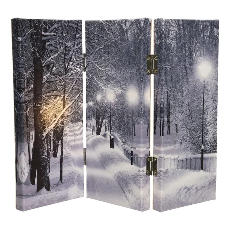  Cuadro plegable con LED, 2,8x48x38 cm, 8 leds