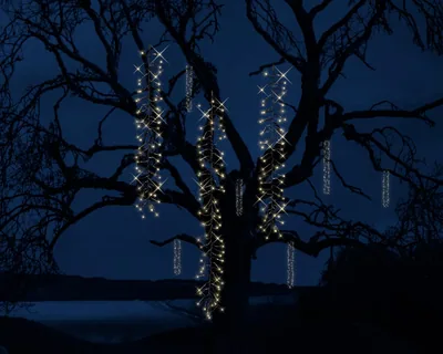Lumineo Cortina cascada para árboles 8 funciones 200cm 480 leds – foto 3