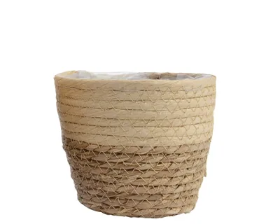 Kaemingk Conjunto de 3 cestos de yute Ø20 20x20x17cm – foto 4